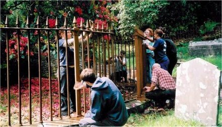 Students volunteers from Aberystwyth University