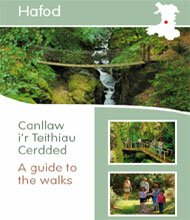 Ar gael nawr - canllaw newydd i'r teithiau cerdded